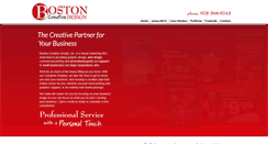 Desktop Screenshot of bostoncreativedesign.com